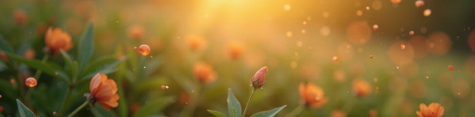 Delicate seeds float gently through the air, carried by a soft breeze, outdoor, air