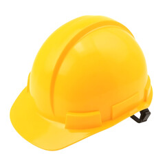Fototapeta premium a bright yellow safety helmet essential for construction, engineering or industrial purposes symbolizing protection, safety and professionalism in the workplace. 