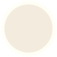 Round Postage Stamp Blank Template