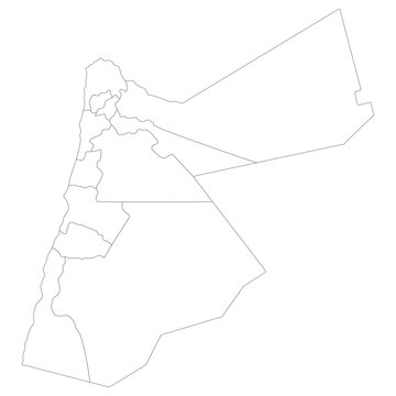 Jordan map regions in white color.