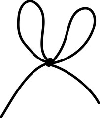 Line Drawing Bow
