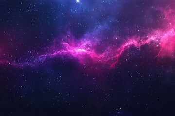 Cosmic Nebula in Vibrant Hues