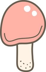 Doodle Mushroom Sketch