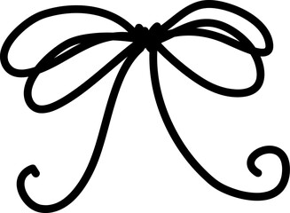 Line Drawing Bow