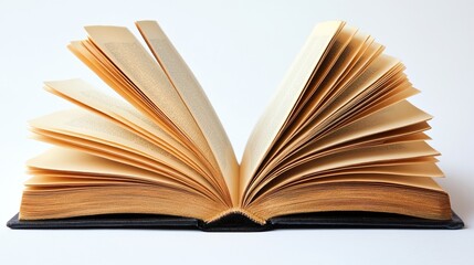 Fototapeta premium Open Book, Pages of Knowledge, Vintage Book, Literature