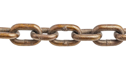 Industrial chain links close-up workshop photograph metallic environment macro view strength and connectivity