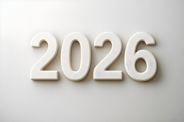2026 with white backgrond