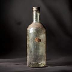Vintage Wine Bottle Still Life Photography