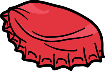 Used Glass Bottle Lid