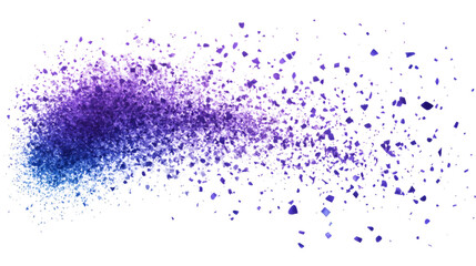 A purple crafftie isolated on white background