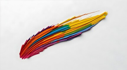 vibrant abstract paint stroke for colorful digital presentations