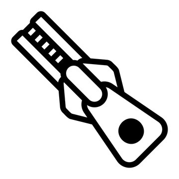 recommend clip art: zipper Line Icon