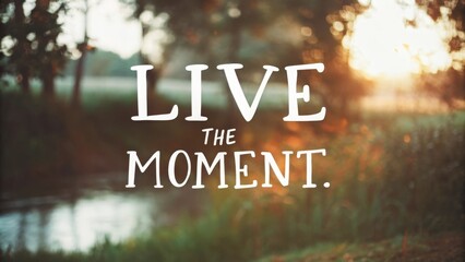 Live the moment capturing serene nature scenes in tranquil landscapes for mindfulness and reflection