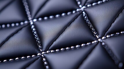 Stylish leather jacket, detailed quilting, rebellious fashion vibe