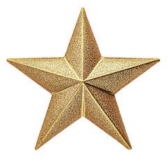 Obraz premium star christmas decoration isolated