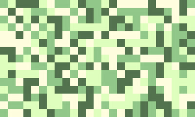 Abstract pixel art background.  Soft green and cream tones create a calming, modern design. Ideal for websites, presentations, or textile prints.  Versatile and visually appealing.