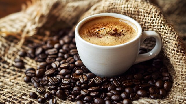 Espresso Coffee Beans Aroma, Morning Bliss