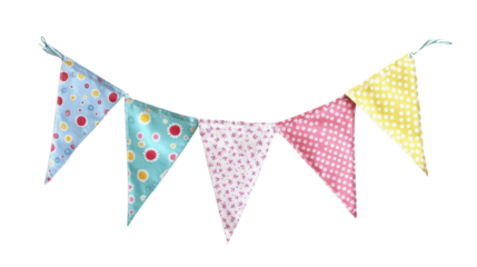 Party flags transparent background