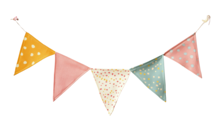 Party flags transparent background