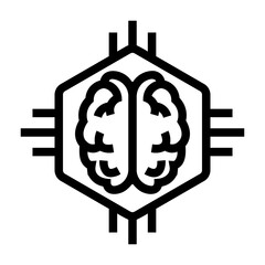 artificial intelligence Line Icon