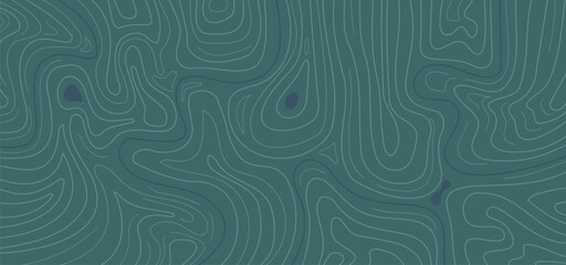 Green topographic contour map line art background illustration
