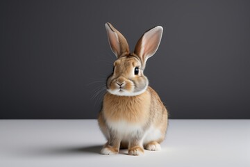 Obraz premium there is a rabbit that is sitting on a table