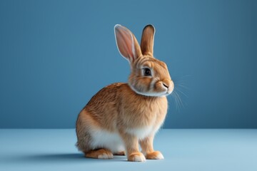 there is a rabbit that is sitting on a table