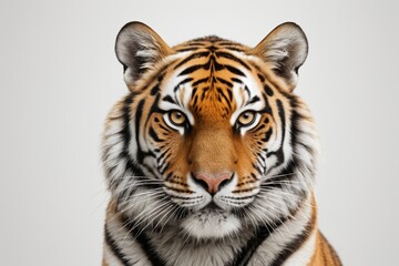 Fototapeta premium there is a tiger that is looking at the camera