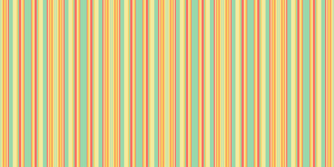 Obraz premium Vibrant vertical stripes in pastel yellow, orange, and green create a cheerful, seamless pattern. Ideal for textiles, backgrounds, and playful designs.
