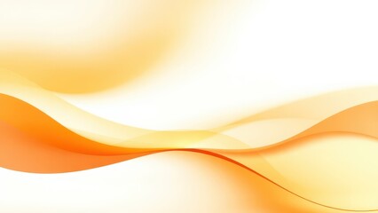 abstract orange and yellow background with smooth lines,