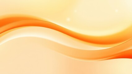 an orange and white background with a wave of liquid