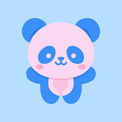 baby child panda vector design