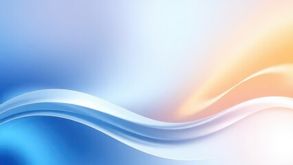 abstract blue and yellow background with waves,