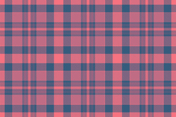 Stylish coral and teal plaid pattern. Perfect for textile design, apparel, home decor, and website backgrounds.  Seamless repeat for versatile applications.