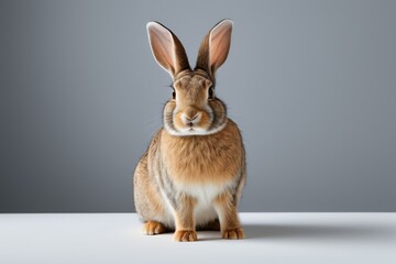 Obraz premium there is a rabbit that is sitting on a table