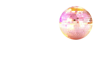 Obraz premium Disco ball transparent background