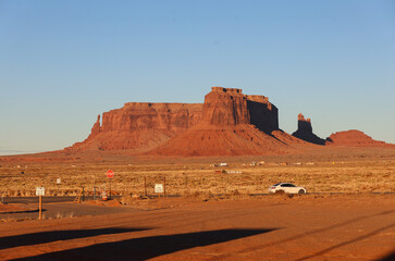Monument Valley at sunset