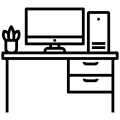 Office Desk Icon
