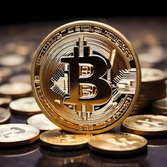 bitcoins euro coins and dollar bills