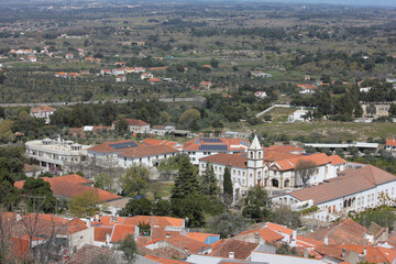Obraz premium Castelo Branco, Beira Baixa, Portugal, April 4 2022. Views from Castelo Branco city