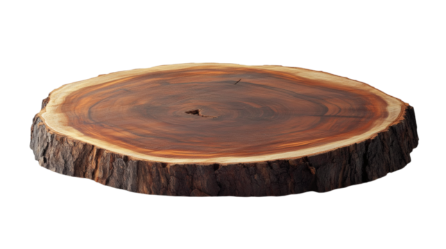 close up of a trunk podium isolated on white background