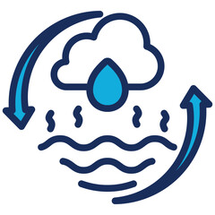 Water Cycle Icon