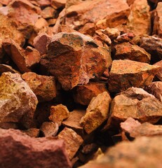red stone background
