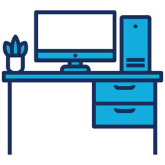 Office Desk Icon