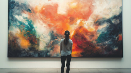 Fototapeta premium Contemplating Art