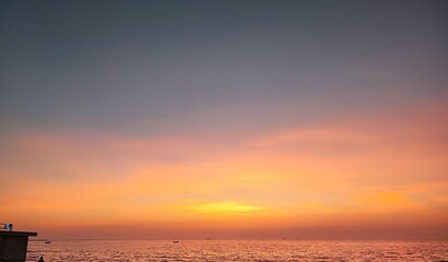 Obraz premium sunset over the sea