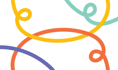 illustration background line retro swirl unique design abstract