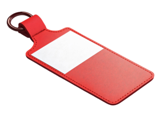 Ski Pass Holder with Clip for Easy Access - Isolated on White Background