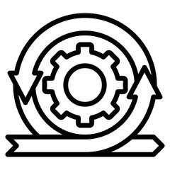 Agile Icon Element For Design