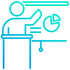 Fototapeta premium Lecture Icon
